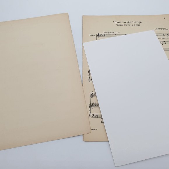 Vintage Sheet Music 1930 Home On The Range G Schirmer Co - Picture 2 of 5